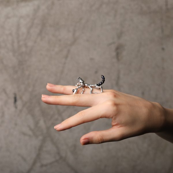 "Scorpion" Silver Ring