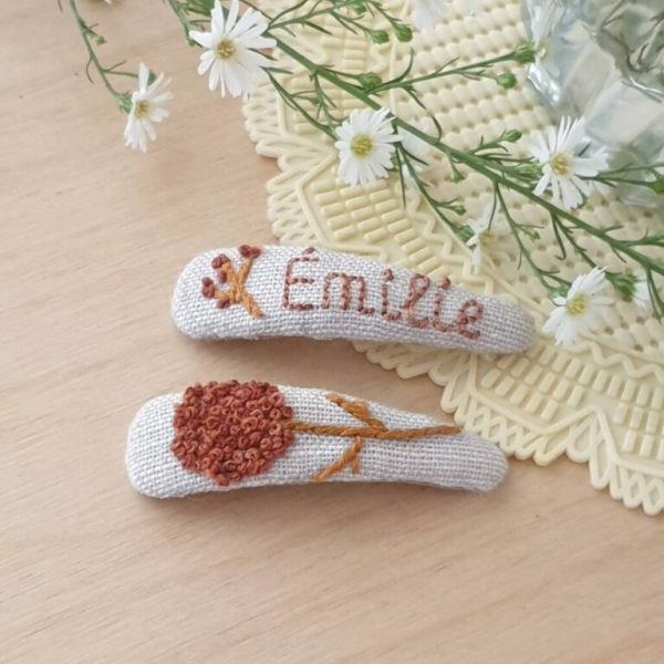 Personalized hair clips (set 2)