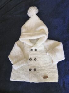 Baby knitted jacket
