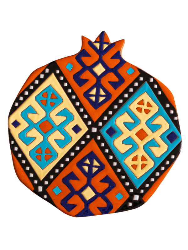 ARMENIAN DECORATIVE CERAMIC CHEESEBOARD