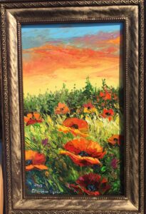 Tulips 30 50 oil canvas
