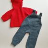 100% cotton baby cardigan and romper
