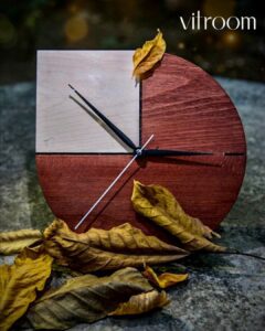 Wooden Clock by Vitroom