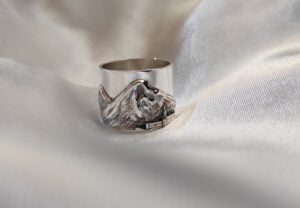 Ring silver R001 Presenting Masis ring
