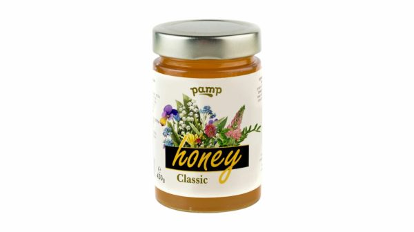 Classic honey "PAMP" 430 g--FREE SHIPPING