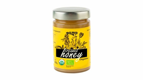 Organic cream- honey "PAMP" 430g.