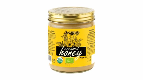 Organic cream- honey "PAMP" 500g.
