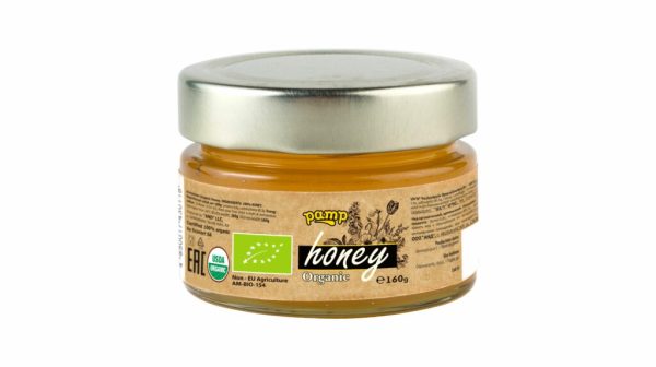 Organic honey "PAMP" 160g.