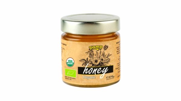 Organic honey "PAMP" 270g--FREE SHIPPING
