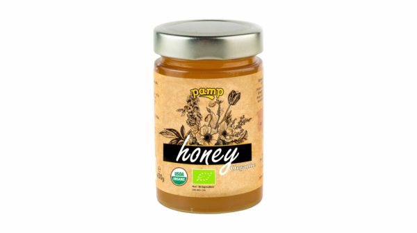 Organic honey "PAMP" 430g--FREE SHIPPING