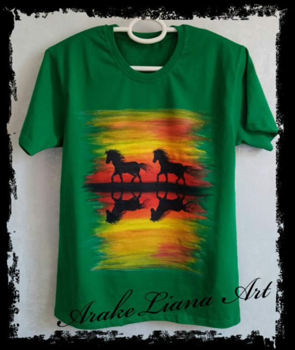 Unisex t-shirt "Horses"