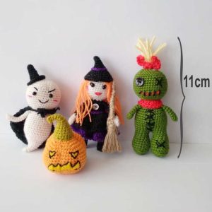 Halloween Crochet Set of 4
