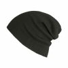 2-Pack Set of Black Knitted Hat and Beanie - Unisex, One-Size-fits-Most