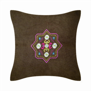 An Armenian embroidered pillow or pillow cover with old Armenian carpet ornaments “Lori”