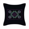 An Armenian embroidered pillow or pillow cover with old Armenian carpet ornaments