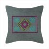 An Armenian embroidered pillow or pillow cover with old Armenian carpet ornaments