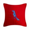 An Armenian embroidered pillow or pillow cover with old Armenian ornaments "Symbol of Bird"