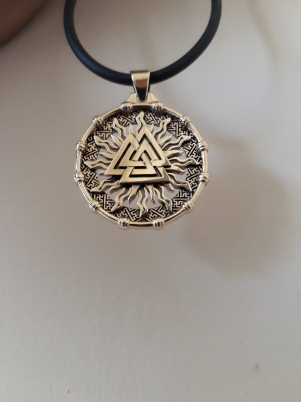 "Valknut" Gold Pendant