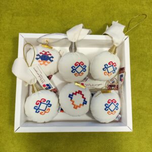 A Collection Box Of Souvenir from California With Armenian ornaments (6 pieces)
