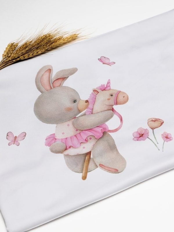 Digitally Printed Crib Set "Lovely Bunny"