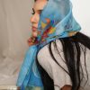 Sun in Blue Scarf