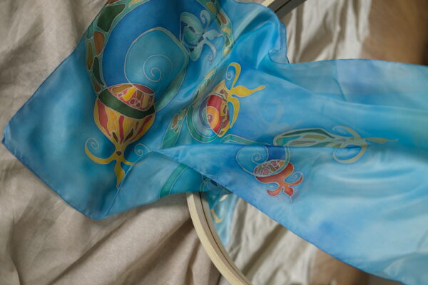 "Sun In Blue" Scarf