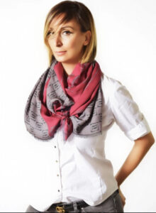 Eternity Burgundy Scarf by Anet’s Collection