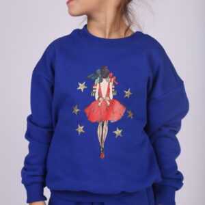 SWEATSHIRT WITH CHRISTMAS PRINT FOR KIDS BY MANCHOOK
