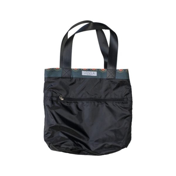 Black tote bag with “Mother Armenia” pattern