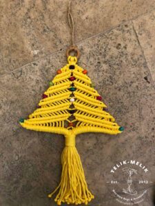 “Christmas Tree”-decor yellow