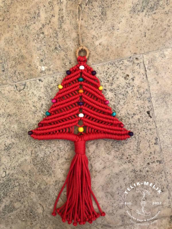 "Christmas Tree" decor- red