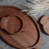 set of Oval serving tray