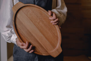 set of Oval serving tray