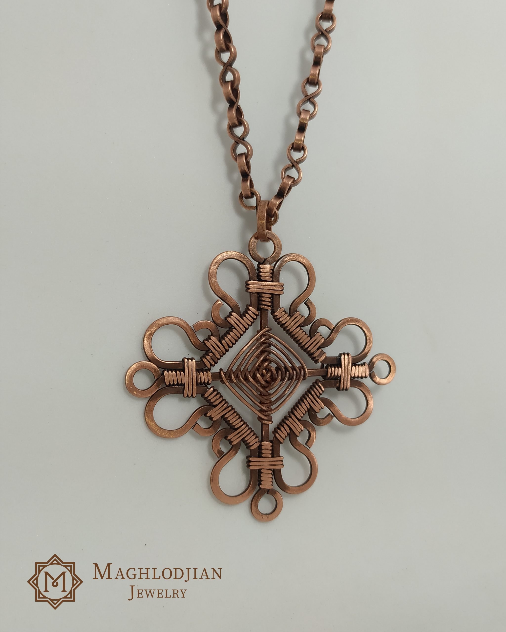 Pendant with Armenian ornaments