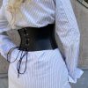 Handmade corset made of genuine leather