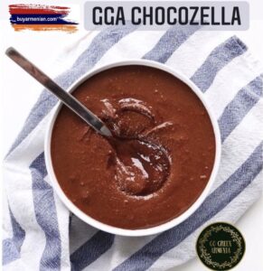 GGA Chocozella 500g the natural nutella no palm oil, no sugar, just stevia, hazelnut, raw cocoa