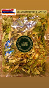 GGA Linden Flower & Leaf Tea 100g reduces stress, inflammation, improves digestion, detoxifies, promotes sweating,