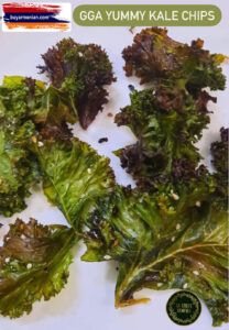 GGA Yummy Kale Chips 500g vegan vegetarian healthy snacks