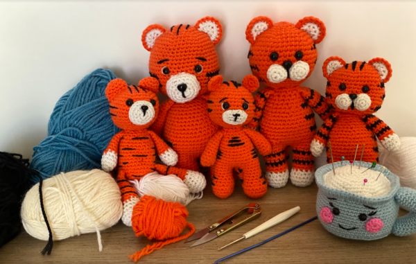 Crochet toy Gosha - Year of the Tiger 2022