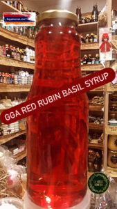 GGA Red Rubin Basil(Կարմիր ռեհանի օշարակ) Syrup no sugar no preservatives nor additives
