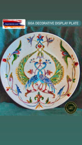 GGA Artisan Decorative Display Plate Ceramics Hand Painted