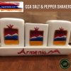GGA Salt & Pepper Shakers with Toothpick Holder Ceramics
