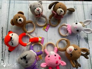 Crochet toys for 0-6 months babies