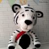 Tiger stuffed toy with messenger bag