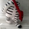 Tiger stuffed toy with messenger bag