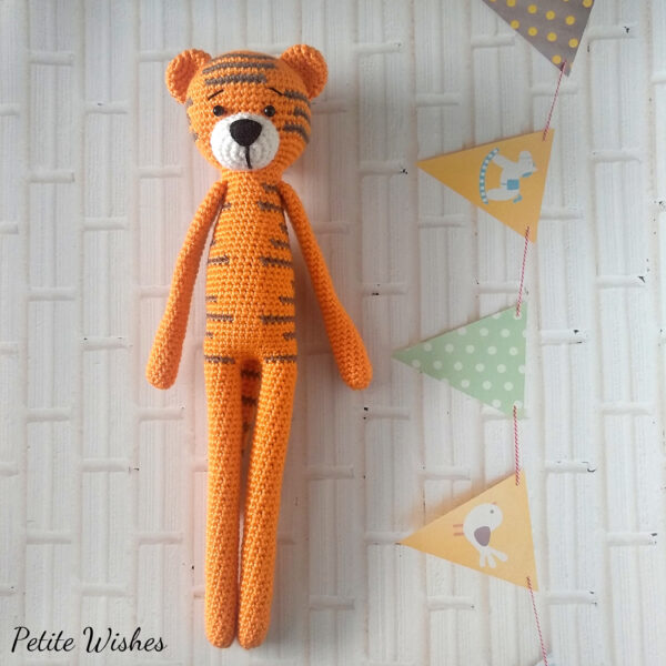 Knitted Tiger Doll