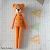 Knitted Tiger Doll