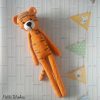 Knitted Tiger Doll