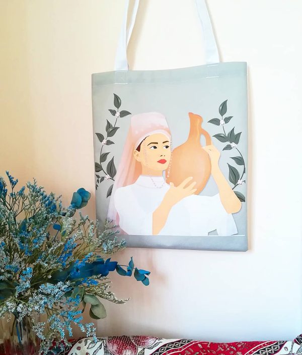 Eco Shopper Bag " Armenian girl"