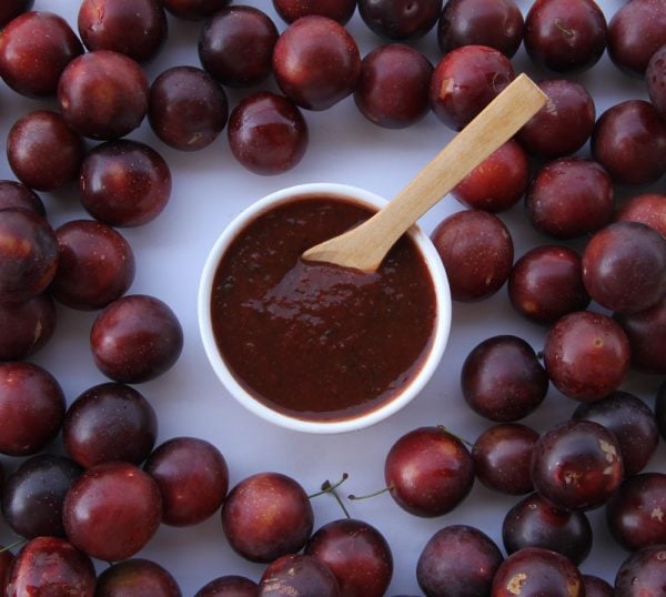 Red Cherry Plum Spicy Sauce